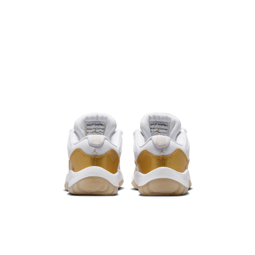 Jordan 11 Retro Low PS White Metallic Gold Team Gold 580522-102 | Pro Feet