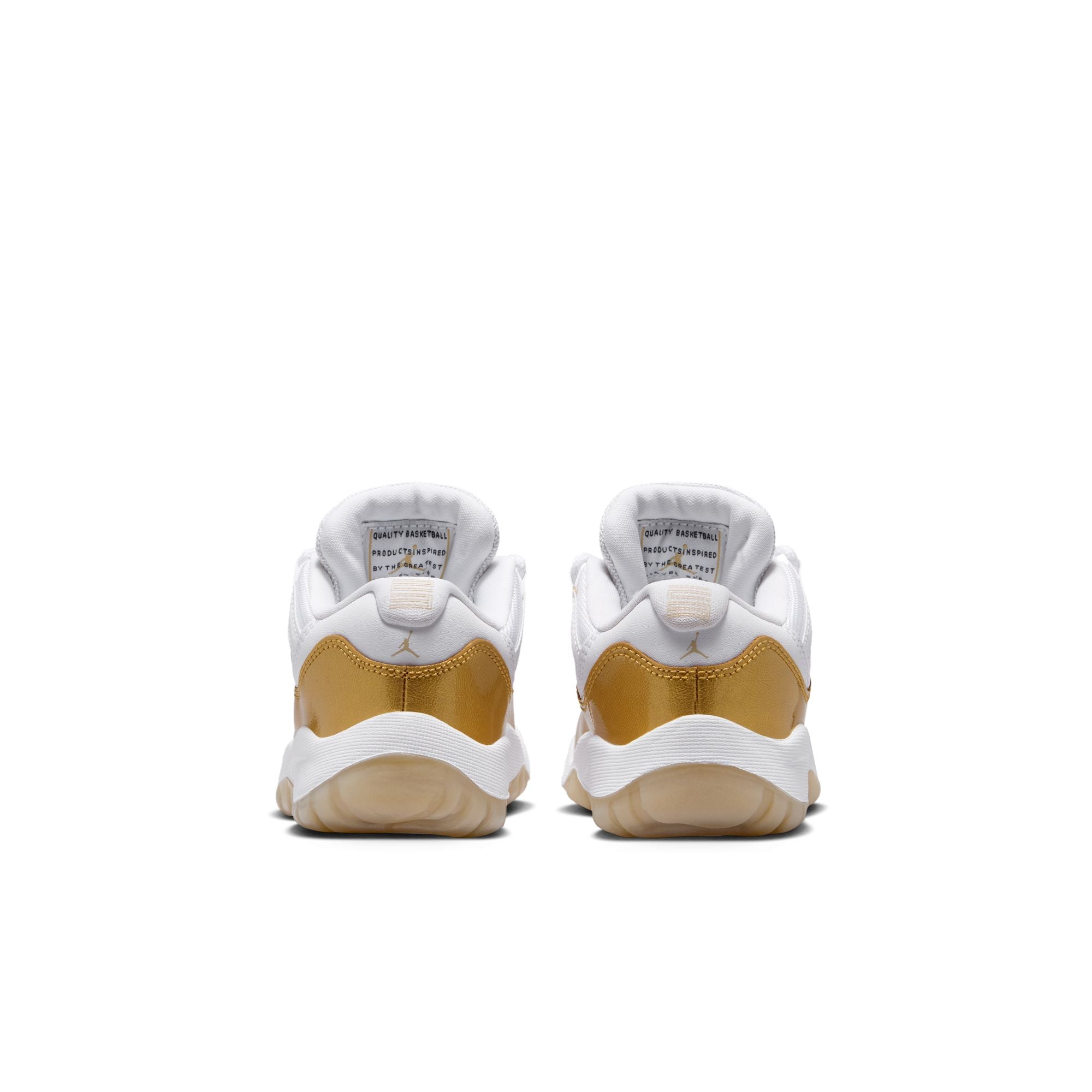 Jordan 11 Retro Low PS White Metallic Gold Team Gold 580522-102 | Pro Feet
