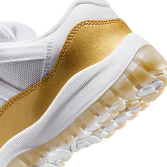 Jordan 11 Retro Low PS White Metallic Gold Team Gold 580522-102 | Pro Feet