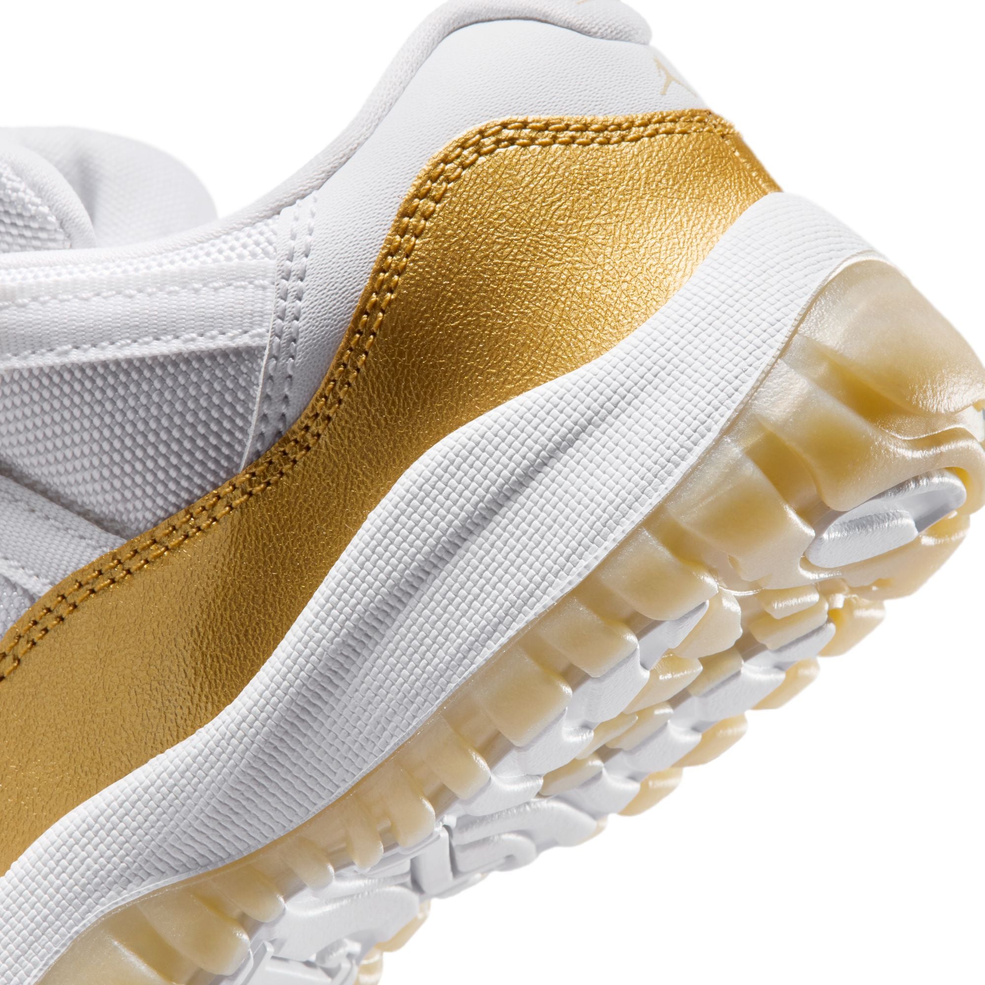 Jordan 11 Retro Low PS White Metallic Gold Team Gold 580522-102 | Pro Feet