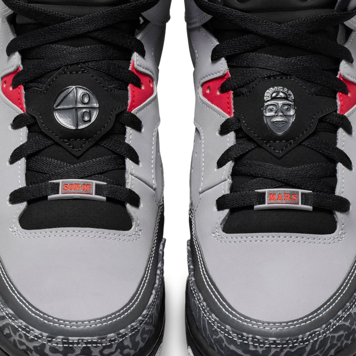 Jordan Son of Mars Low Cement Grey White Black Fire Red | Pro Feet | 580603-004