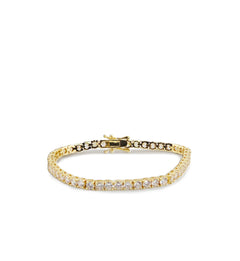 Golden Gilt 5MM Tennis Bracelet Gold 5MMTENNBRAC-GLD | Pro Feet