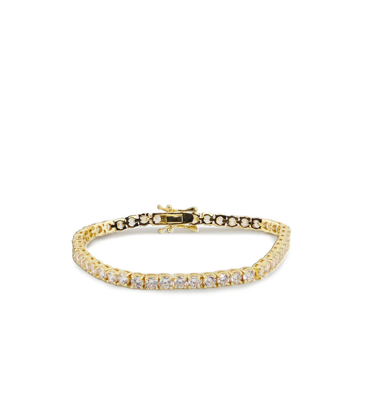 Golden Gilt 5MM Tennis Bracelet Gold 5MMTENNBRAC-GLD | Pro Feet