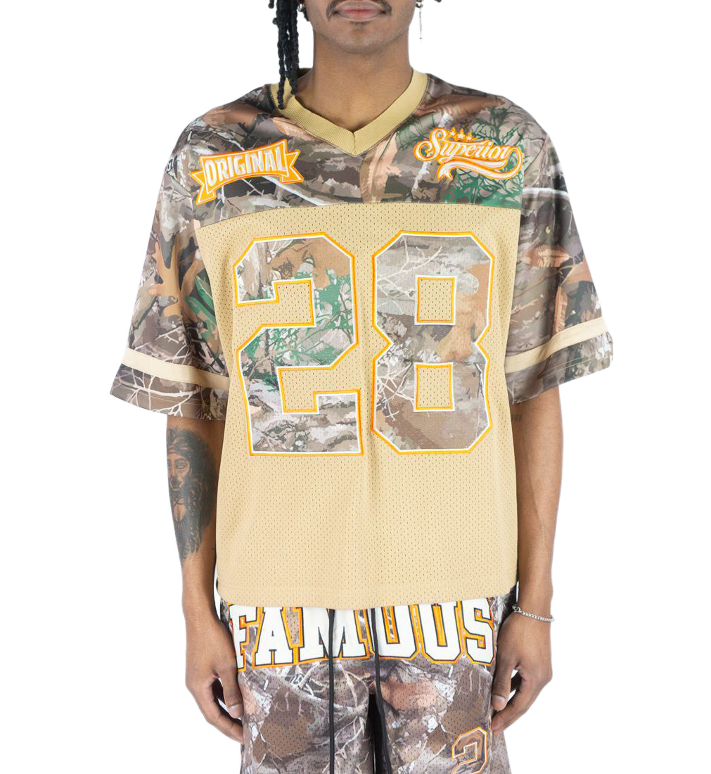 Rebel Minds Famous 28 Camo Jersey Hunting Camo 610-11151 | Pro Feet