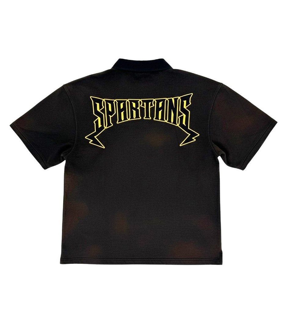 Rebel Minds Spartans Twill Polo Tee Rust 610-11626 | Pro Feet