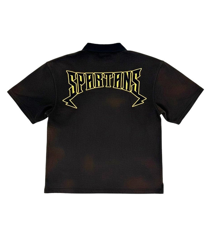 Rebel Minds Spartans Twill Polo Tee Rust 610-11626 | Pro Feet