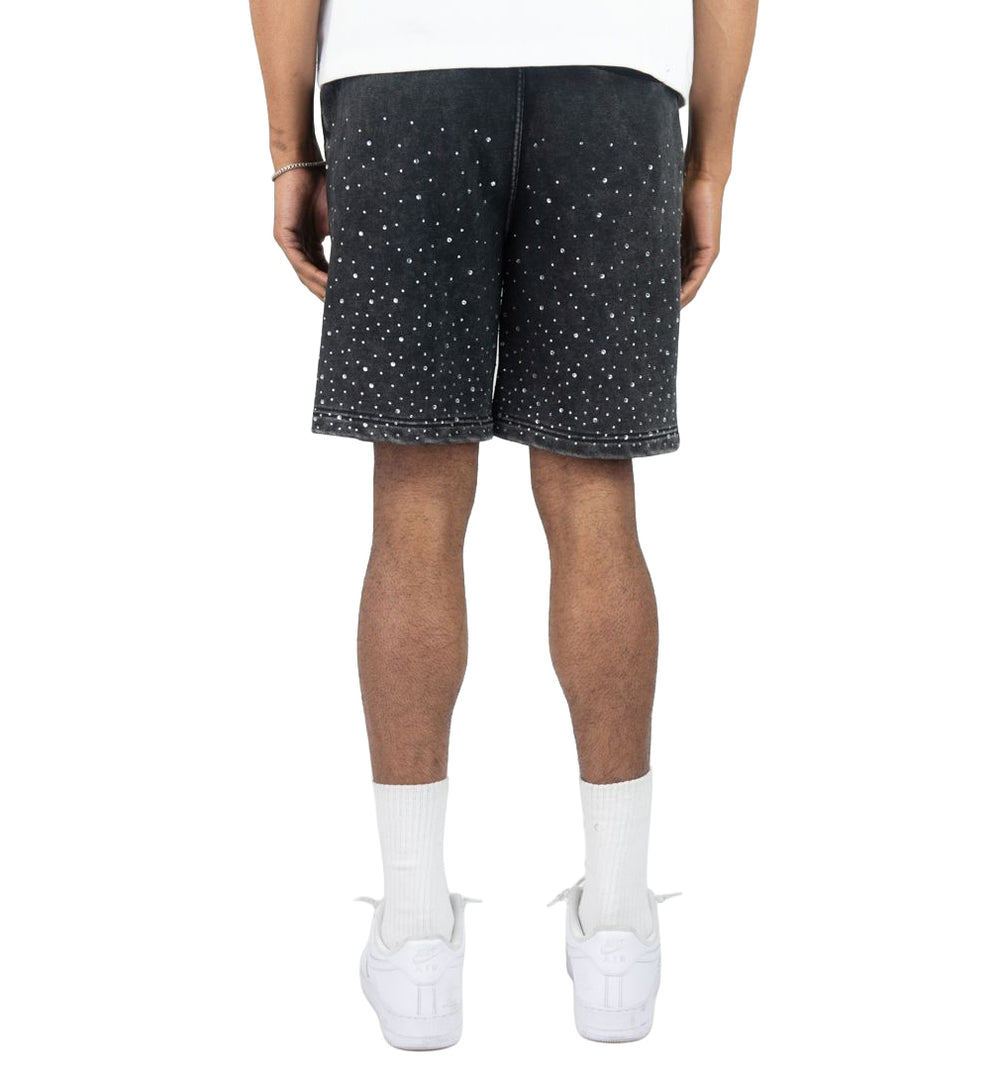 Rebel Minds Rhinestone Galaxy FT Shorts Black 610-11965 | Pro Feet