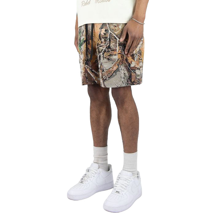 Rebel Minds Paradise Tapestry Shorts Hunting Camo 610-12911 | Pro Feet