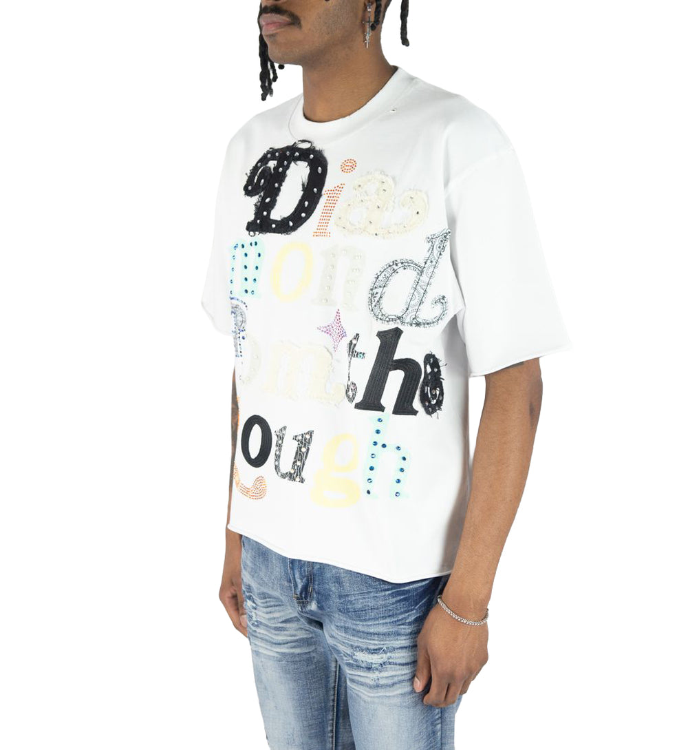 R3BEL Diamond T-Shirt White 610-31125 | Pro Feet