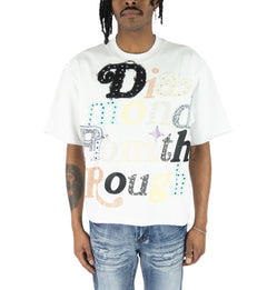 R3BEL Diamond T-Shirt White 610-31125 | Pro Feet