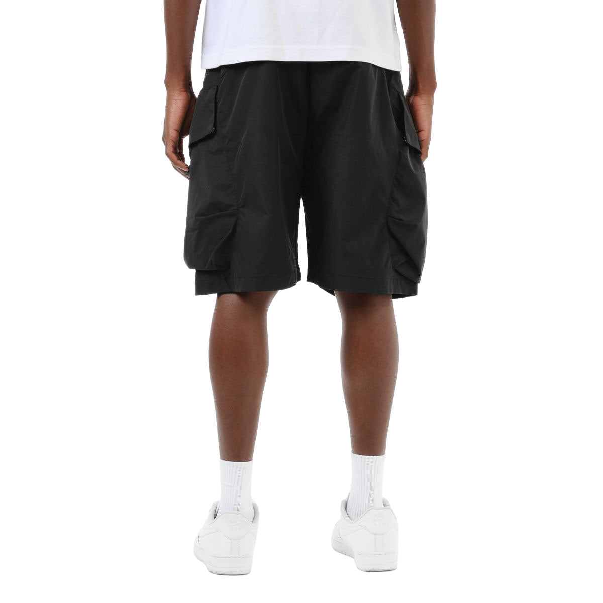 Copper Rivet Twill Cargo Shorts Black | Pro Feet | 612501-BK