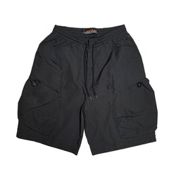 Copper Rivet Twill Cargo Shorts Black | Pro Feet | 612501-BK