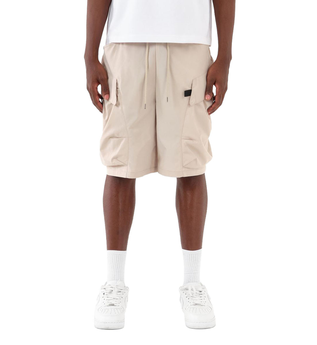 Copper Rivet Twill Cargo Shorts Taupe | Pro Feet | 612501-TAUPE