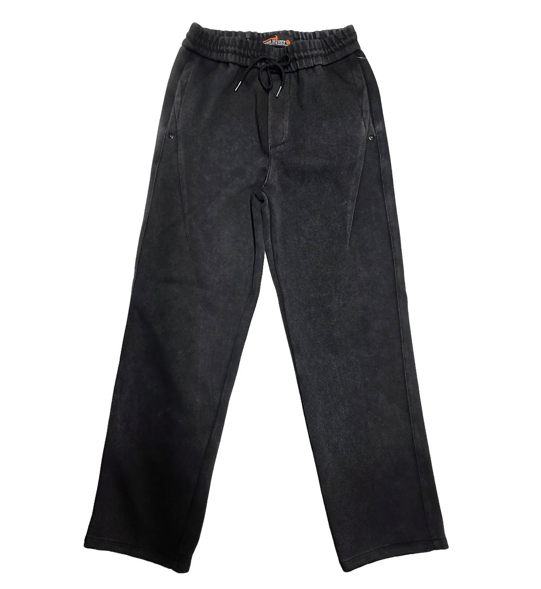 Copper Rivet Acid Wash Relax Fit Fleece Pants | Pro Feet