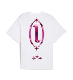 PUMA LaFrancé Pink Heem SS Tee Puma White 633842_01 | Pro Feet