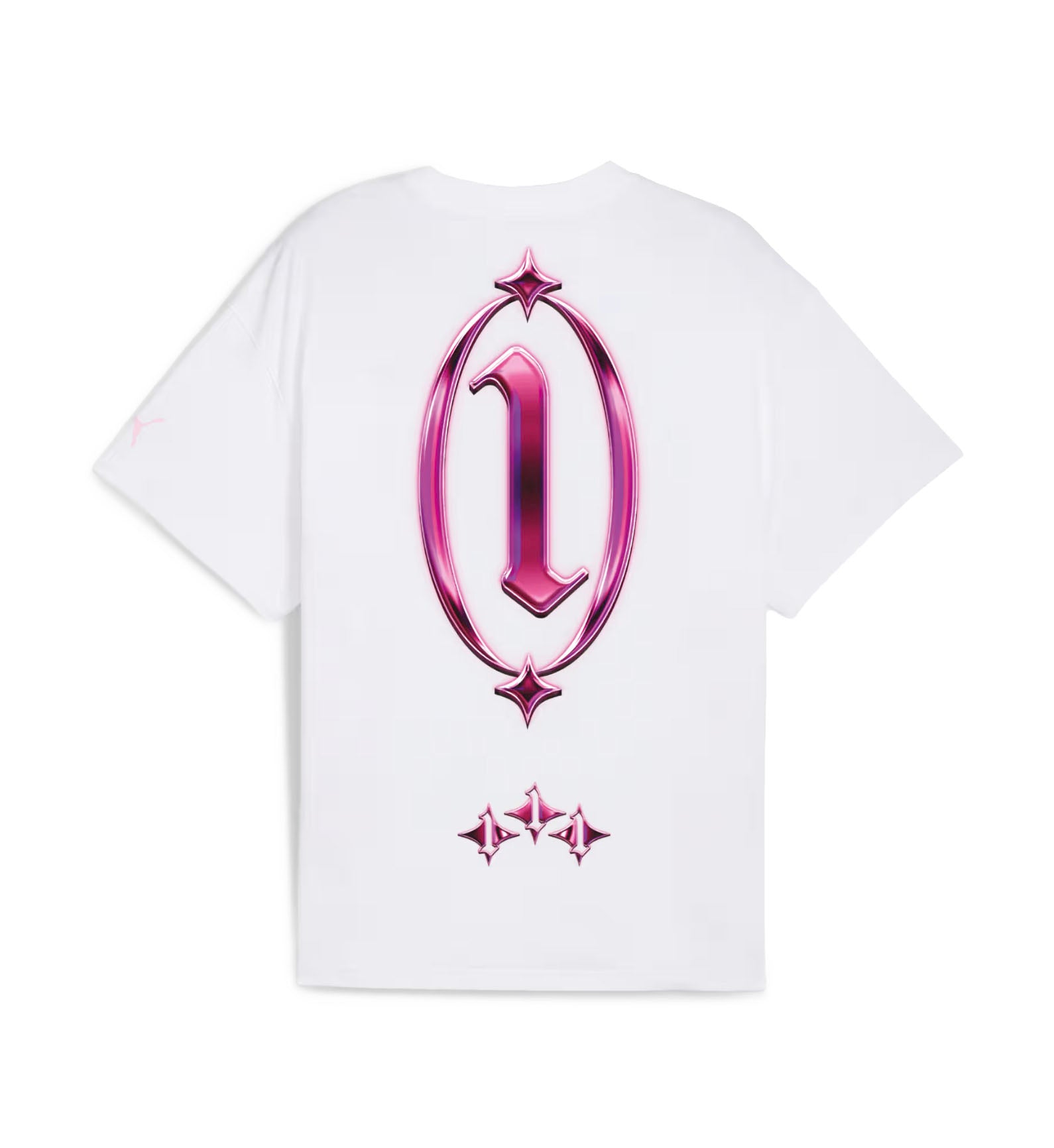PUMA LaFrancé Pink Heem SS Tee Puma White 633842_01 | Pro Feet