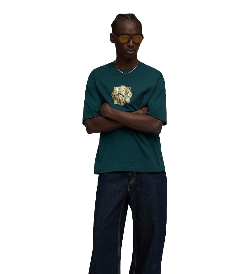 Puma Vintage Prep Boxy T-Shirt “Green Terrain” (634465_75)