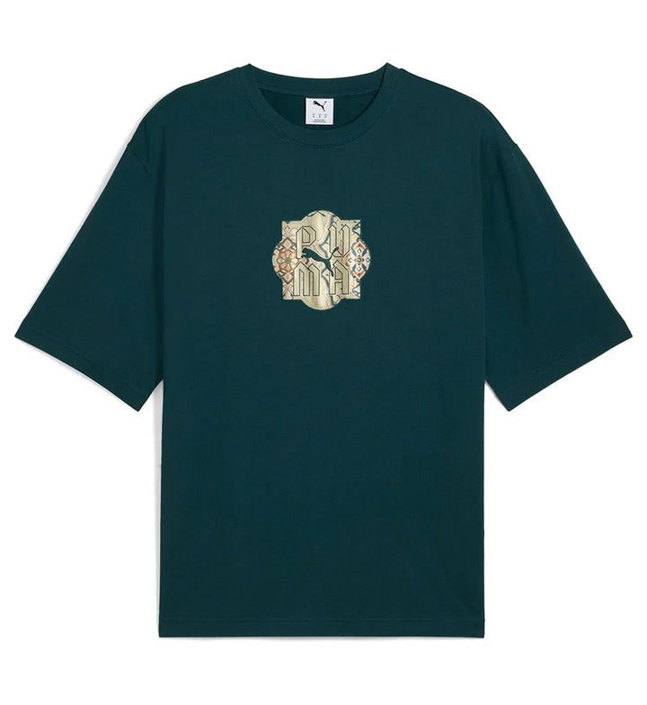 Puma Vintage Prep Boxy T-Shirt “Green Terrain” (634465_75)