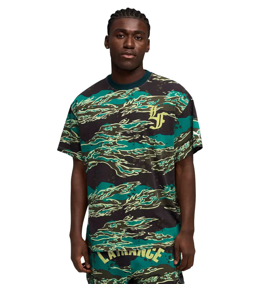 PUMA LaFrancé Supply Oversized Tee Green Terrain AOP (63463801)