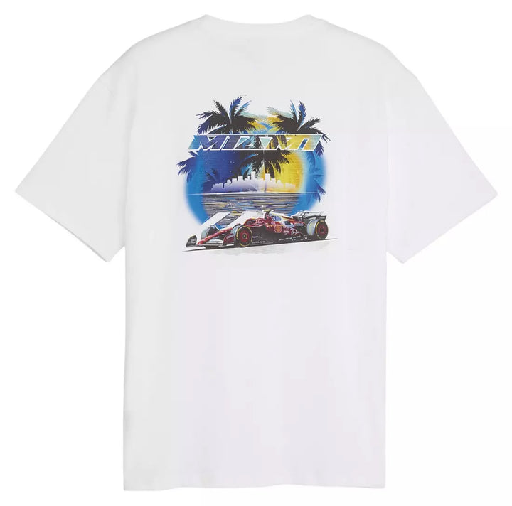 PUMA F1 Ferrari Miami T-Shirt Puma White 63645704 | Pro Feet