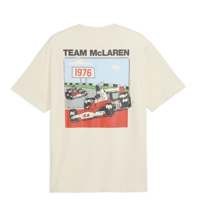 PUMA x McLaren Racing Graphic Tee Alpine Snow 63787406 | Pro Feet