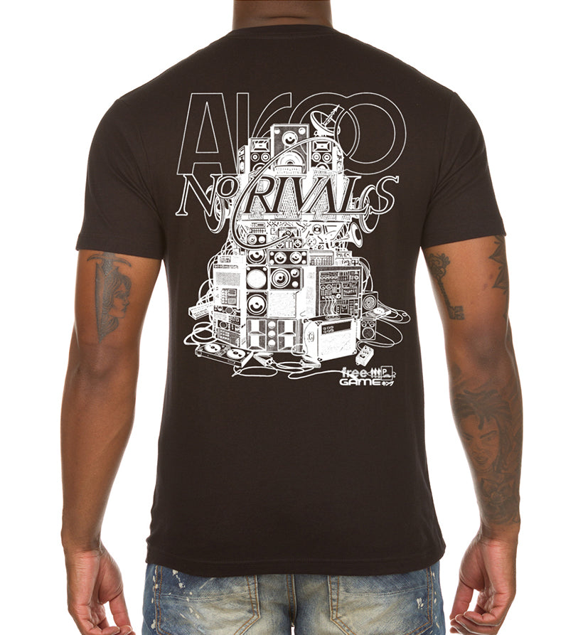 Backside black AKOO Soundwave SS Tee