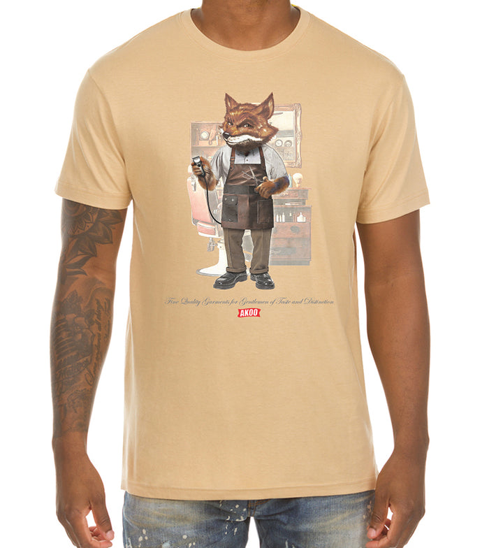Sand AKOO Slick Fade SS Tee