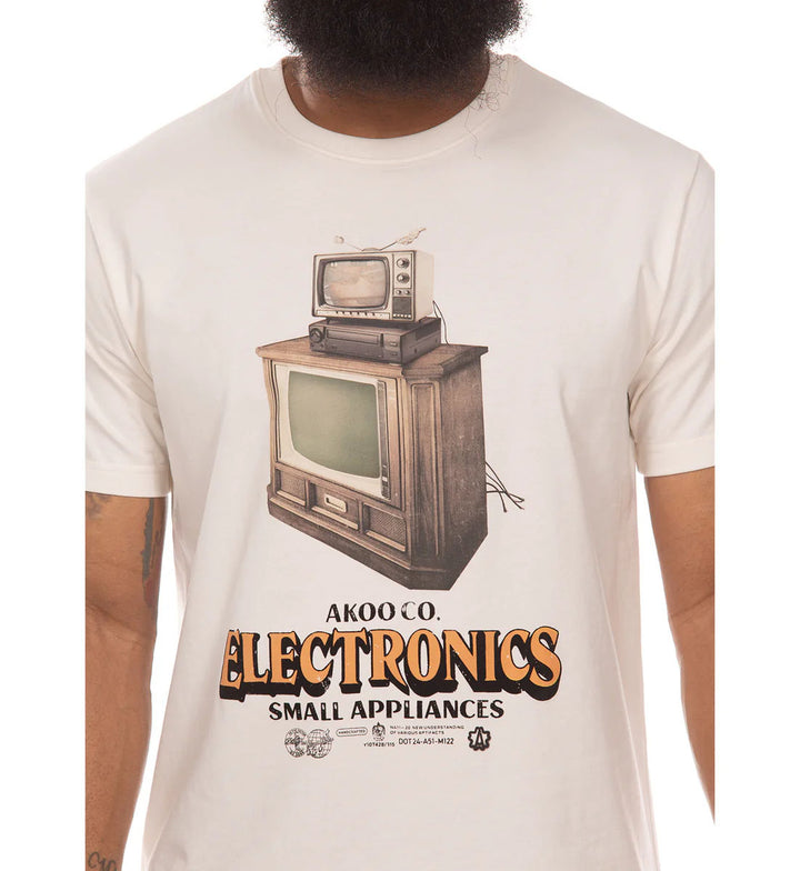 AKOO Static Short Sleeve Knit Tee “Whisper White” (751-6304)