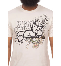 AKOO Higher Ground Short Sleeve Knit Tee “Whisper White” (751-6309)