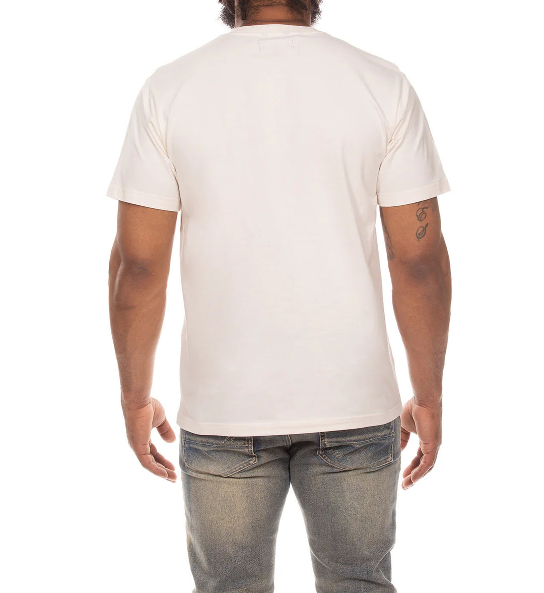 AKOO Higher Ground Short Sleeve Knit Tee “Whisper White” (751-6309)