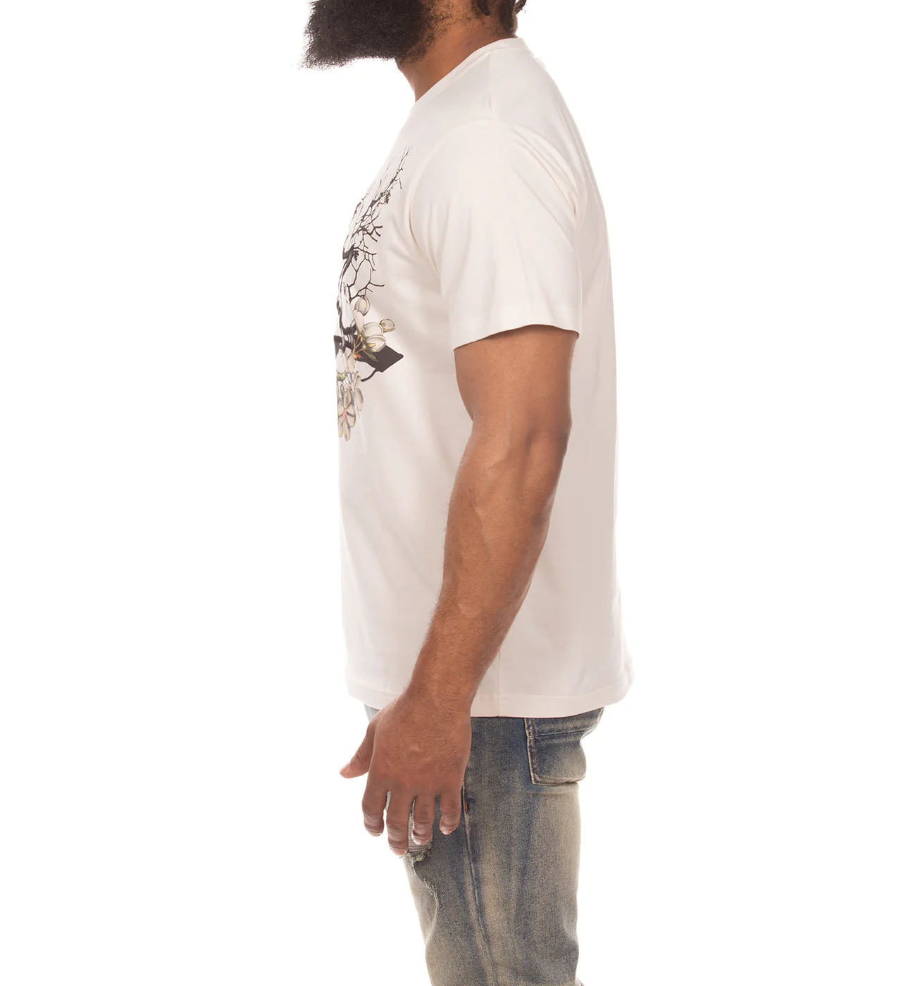 AKOO Higher Ground Short Sleeve Knit Tee “Whisper White” (751-6309)
