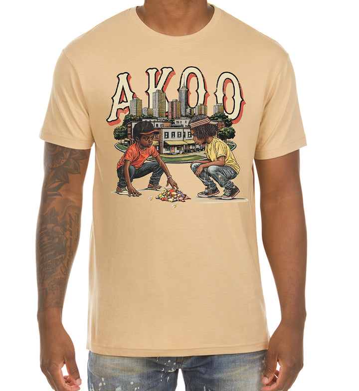 Sand AKOO Roll Em SS Tee