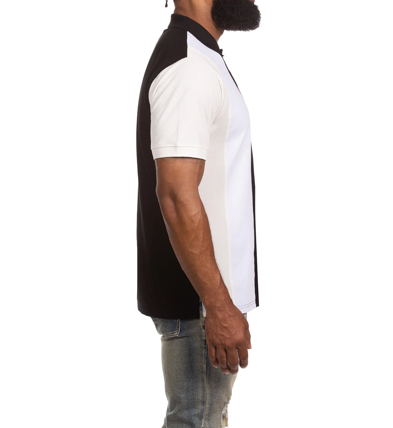 AKOO Slick SS Polo Black 751-9312 | Pro Feet