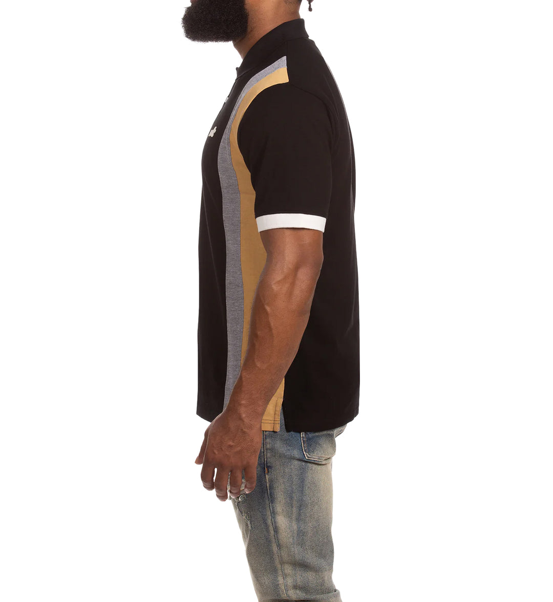 AKOO Slick SS Polo Black 751-9312 | Pro Feet