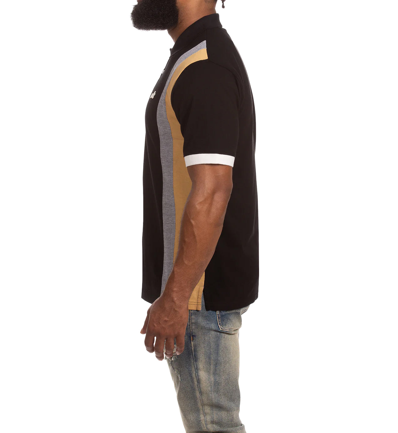 AKOO Slick SS Polo Black 751-9312 | Pro Feet