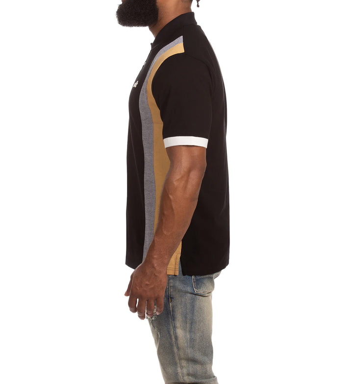 AKOO Slick SS Polo Black 751-9312 | Pro Feet