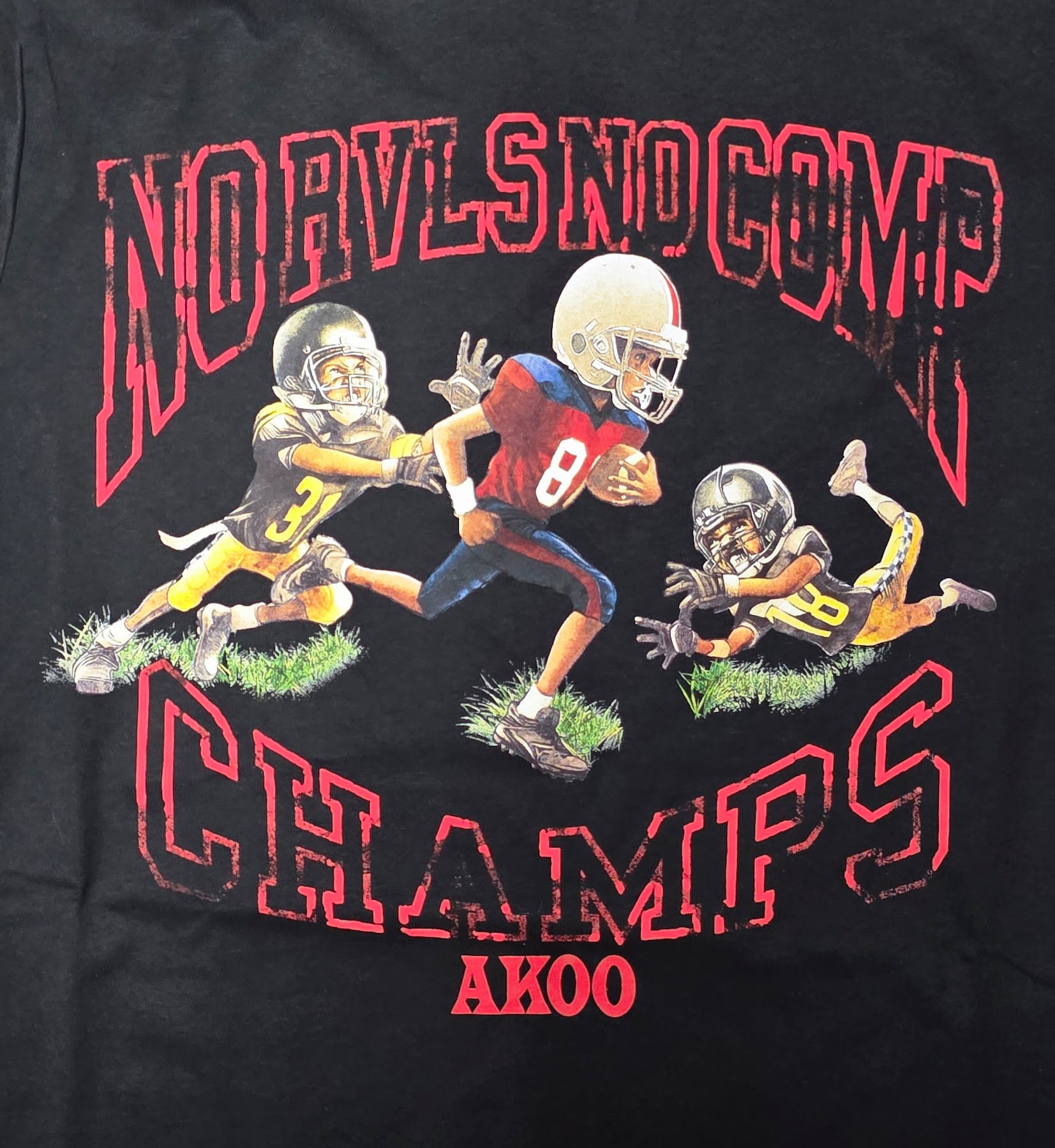 Akoo Champs SS Tee Black (761-2215)