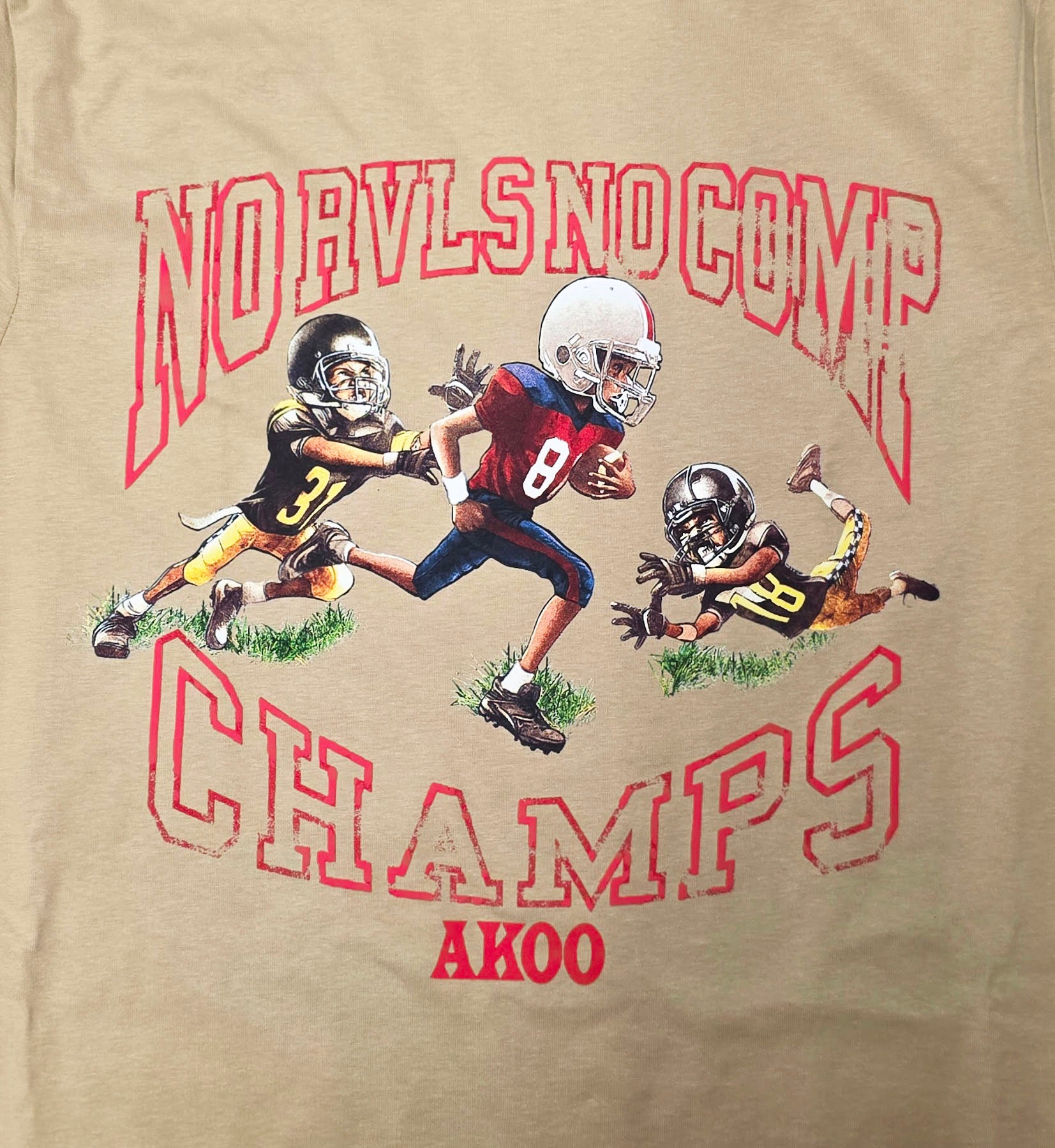 Akoo Champs SS Tee Sand (761-2215)