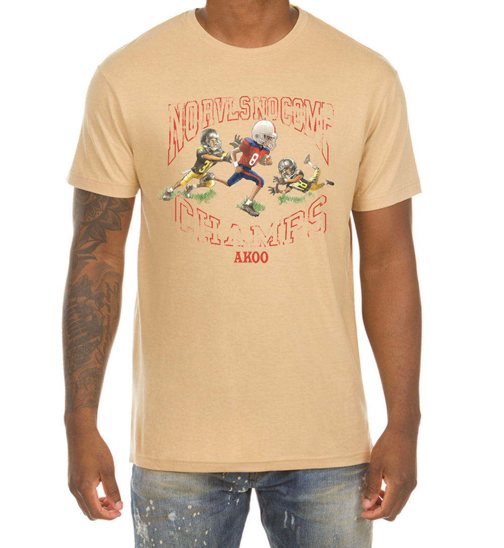 Akoo Champs SS Tee Sand (761-2215)