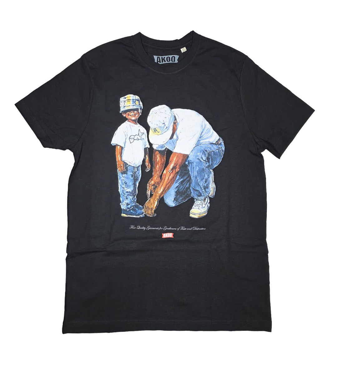 AKOO Sneaks T-Shirt Black 761-3221 | Pro Feet