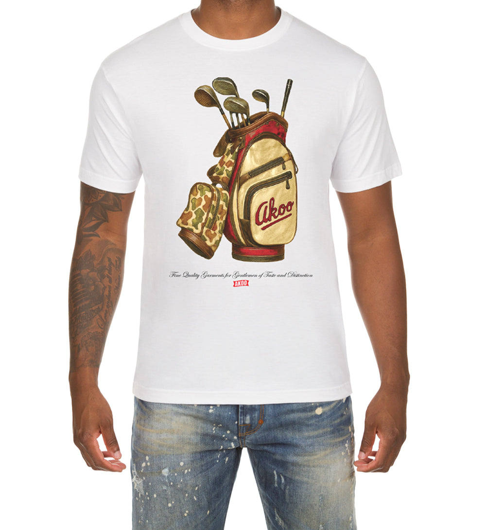 AKOO Iron SS Tee White 761-6200 | Pro Feet