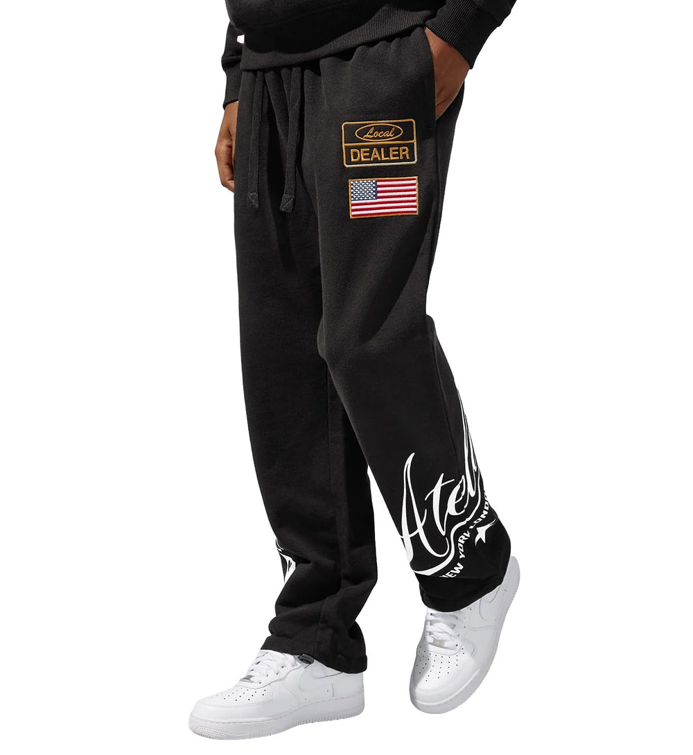 Jordan Craig Atelier Loose Fit Sweatpants Black 81601 | Pro Feet