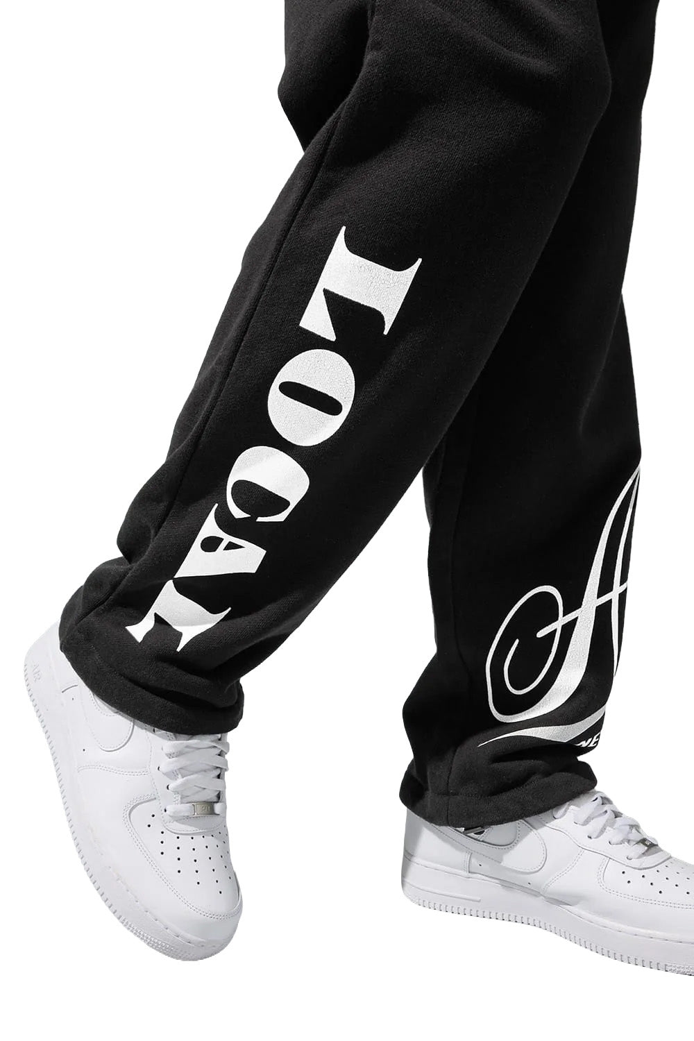 Jordan Craig Atelier Loose Fit Sweatpants Black 81601 | Pro Feet