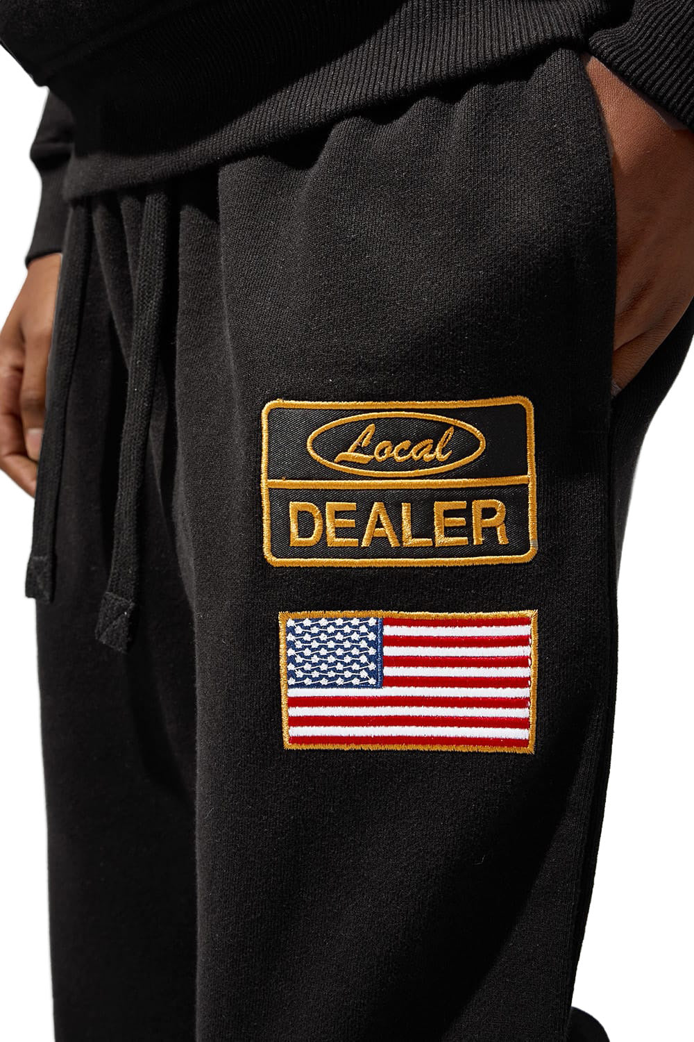 Jordan Craig Atelier Loose Fit Sweatpants Black 81601 | Pro Feet