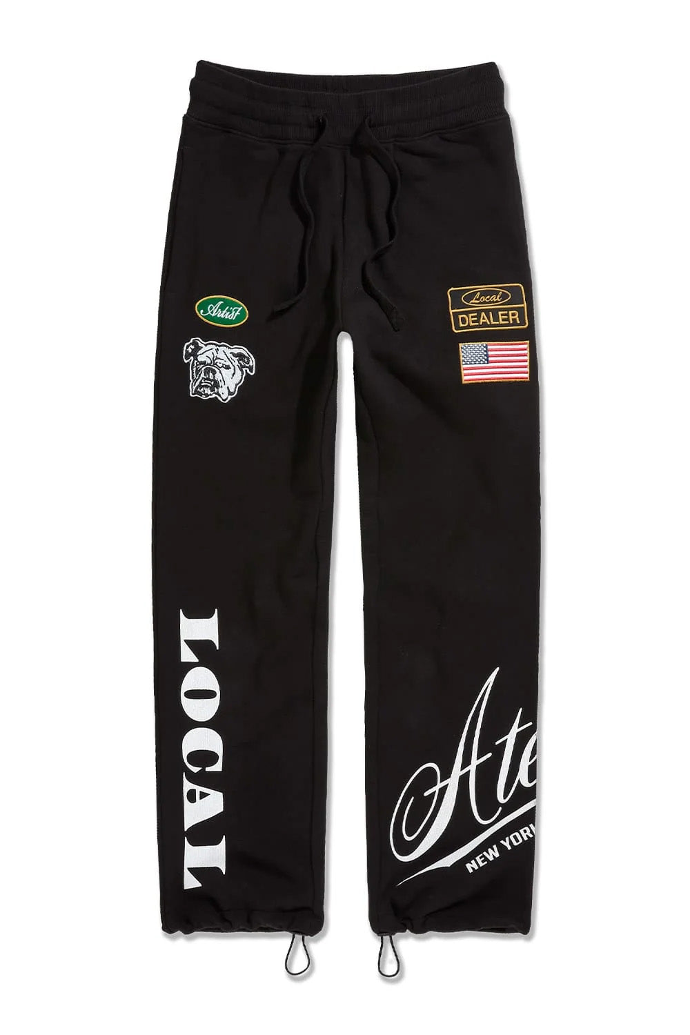 Jordan Craig Atelier Loose Fit Sweatpants Black 81601 | Pro Feet