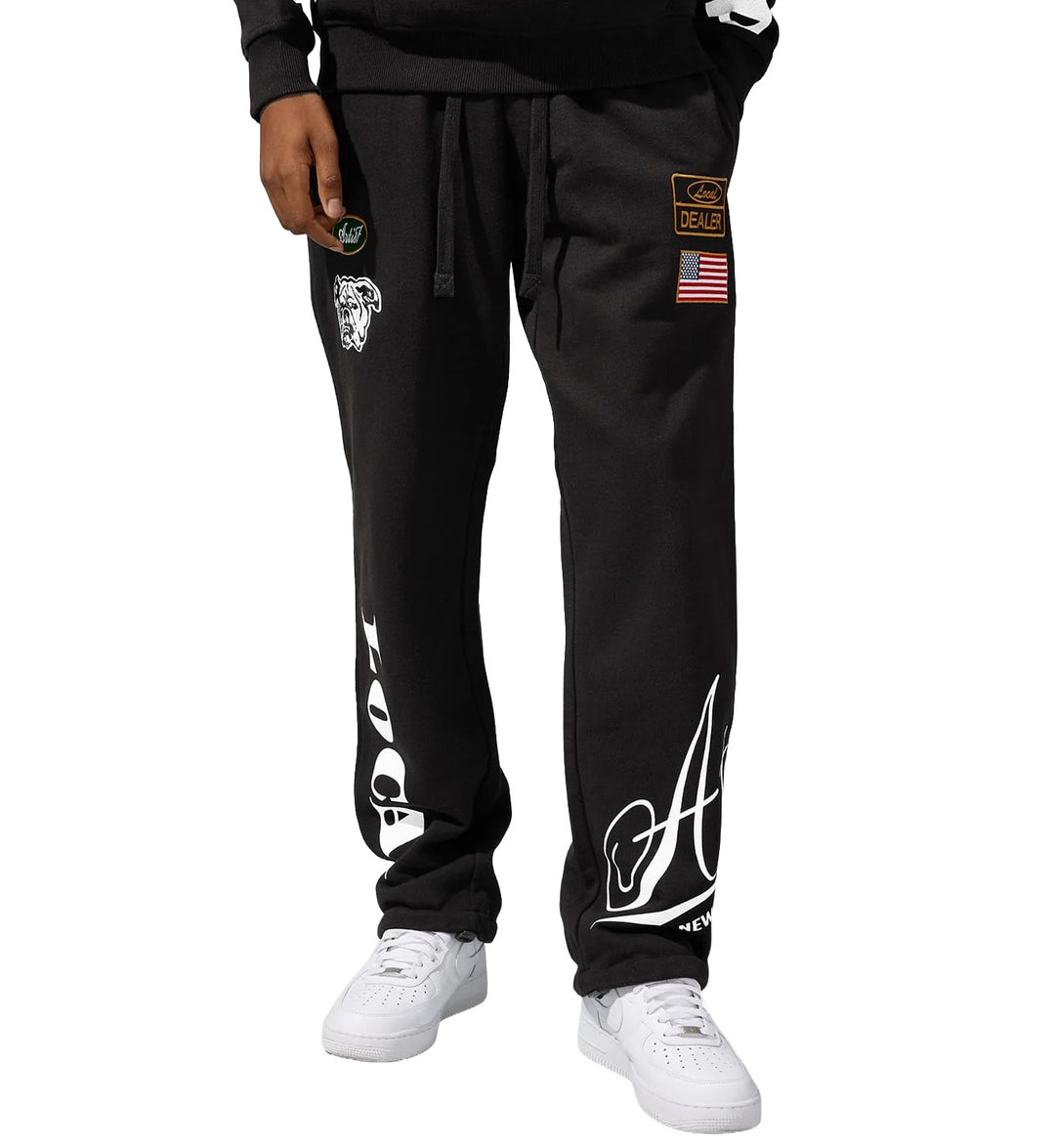 Jordan Craig Atelier Loose Fit Sweatpants Black 81601 | Pro Feet