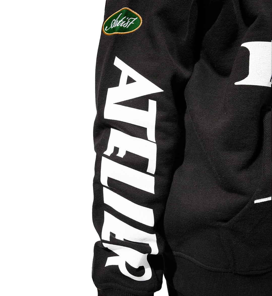 Jordan Craig Atelier Pullover Hoodie Black 81601H | Pro Feet