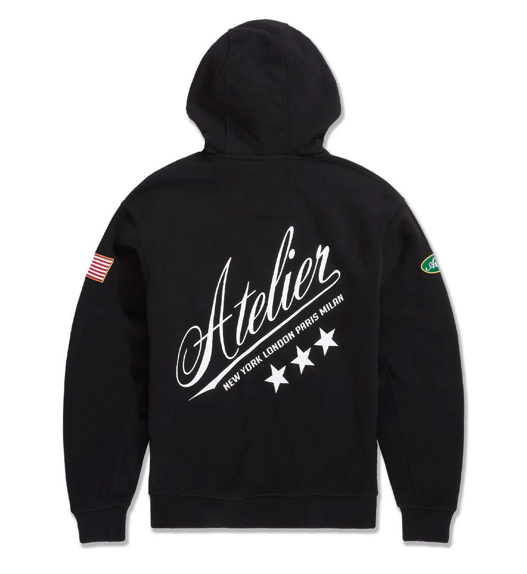 Jordan Craig Atelier Pullover Hoodie Black 81601H | Pro Feet