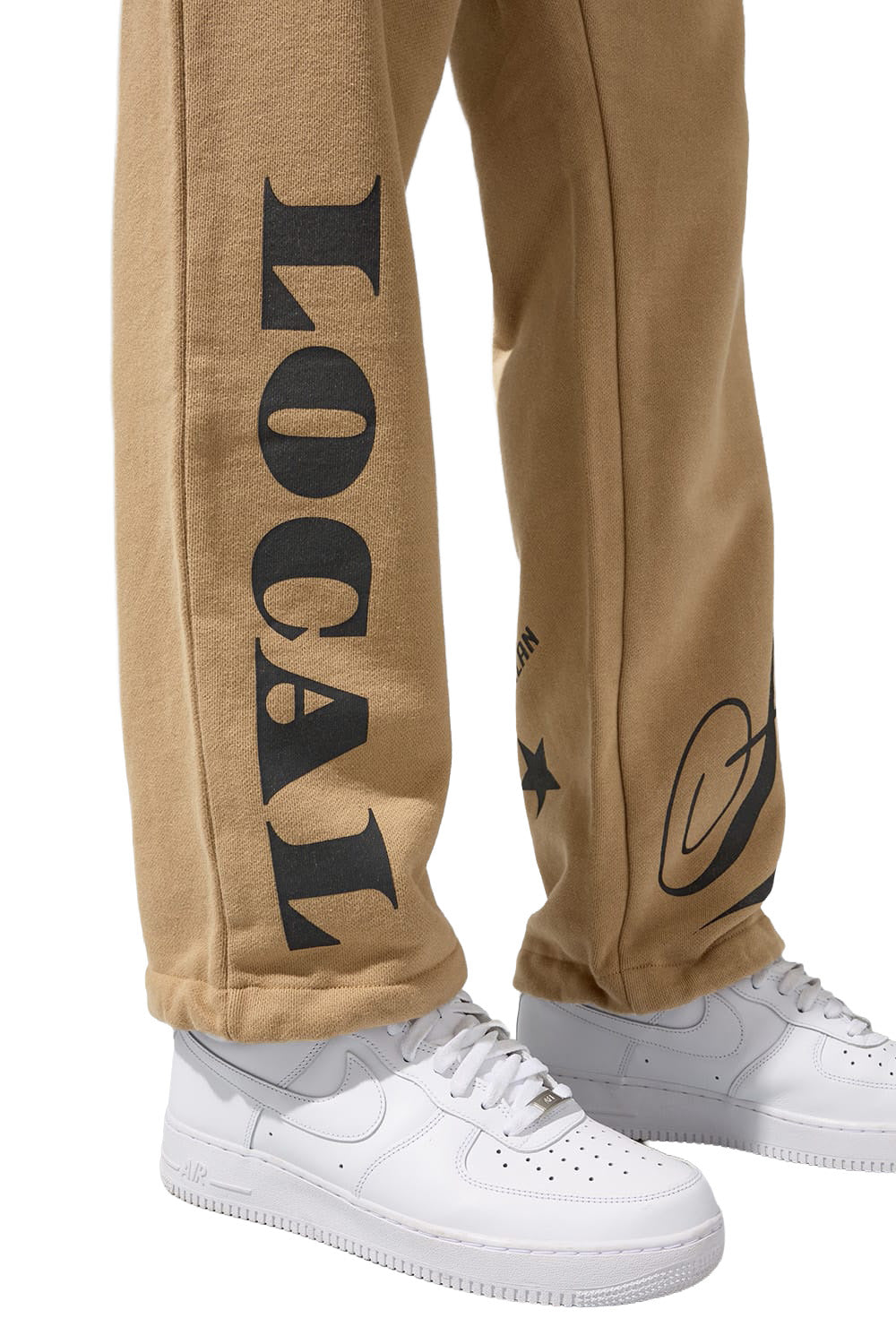 Jordan Craig Atelier Loose Fit Sweatpants Khaki Stone 81601 | Pro Feet