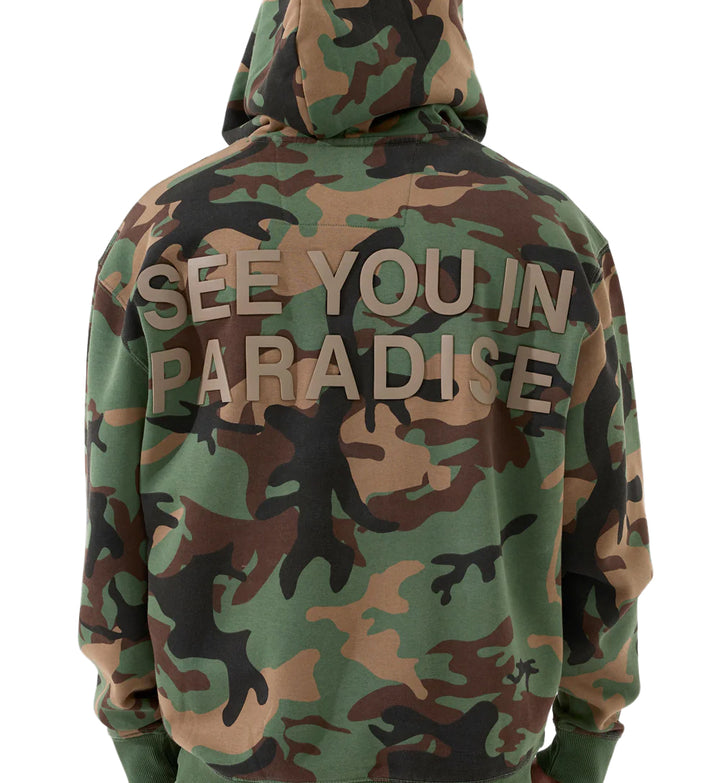 See You In Paradise Tonal Pullover Hoodie — Vintage Camo backside